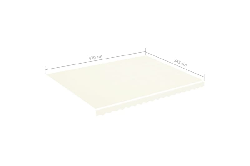 Varakangas markiisiin kerma 4,5x3,5 m - Puutarhakalusteet - Aurinkosuoja - Markiisi
 - Markiisitarvikkeet - Markiisikangas