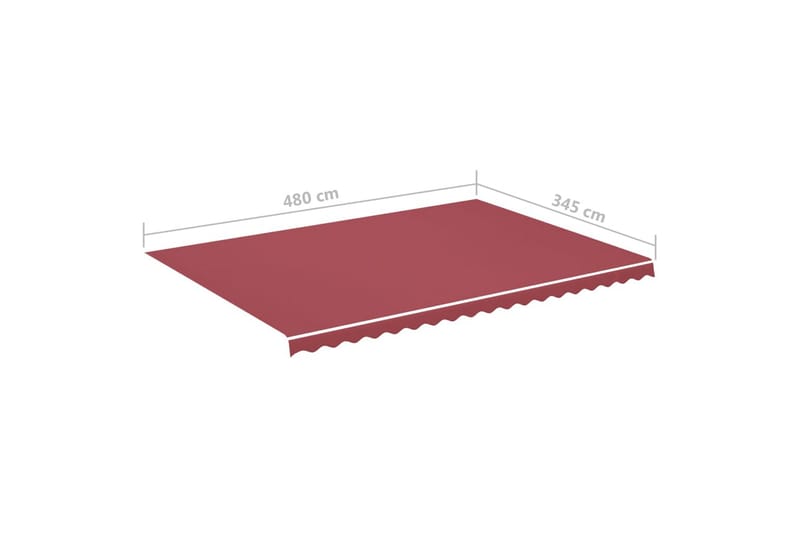 Varakangas markiisiin viininpunainen 5x3,5 m - Puutarhakalusteet - Aurinkosuoja - Markiisi
 - Markiisitarvikkeet - Markiisikangas
