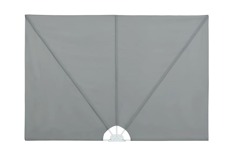 Kokoontaittuva terassin sivumarkiisi harmaa 240x160 cm - Harmaa - Puutarhakalusteet - Aurinkosuoja - Markiisi
 - Parvekemarkiisi