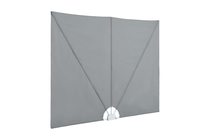 Kokoontaittuva terassin sivumarkiisi harmaa 300x150 cm - Harmaa - Puutarhakalusteet - Aurinkosuoja - Markiisi
 - Parvekemarkiisi