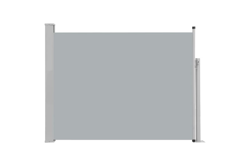 Sisäänvedettävä terassin sivumarkiisi 140x500 cm harmaa - Harmaa - Puutarhakalusteet - Aurinkosuoja - Markiisi
 - Parvekemarkiisi