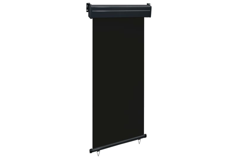 Parvekkeen sivumarkiisi 100x250 cm musta - Musta - Puutarhakalusteet - Aurinkosuoja - Markiisi