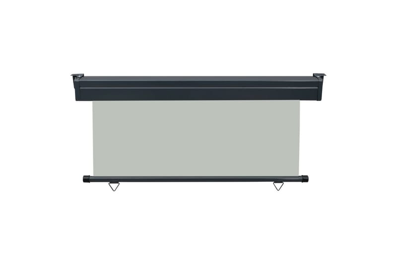 Parvekkeen sivumarkiisi 170x250 cm harmaa - Harmaa - Puutarhakalusteet - Aurinkosuoja - Markiisi