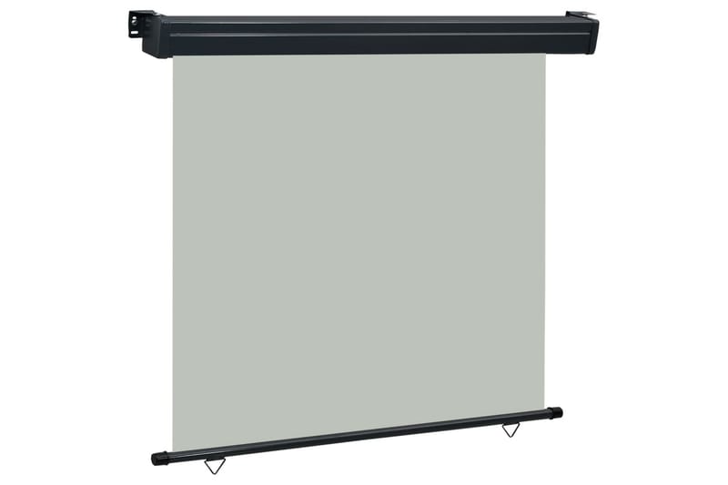 Parvekkeen sivumarkiisi 170x250 cm harmaa - Harmaa - Puutarhakalusteet - Aurinkosuoja - Markiisi