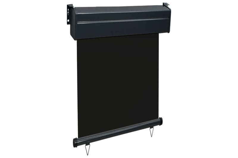 Parvekkeen sivumarkiisi 60x250 cm musta - Musta - Puutarhakalusteet - Aurinkosuoja - Markiisi