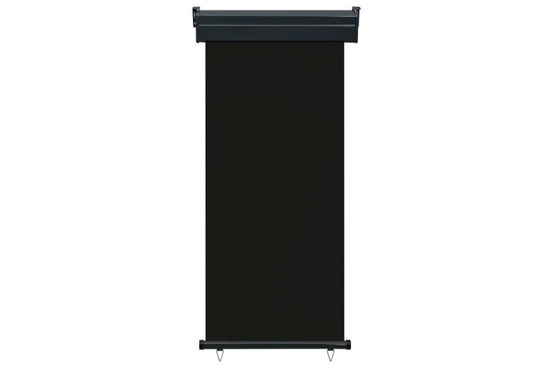Parvekkeen sivumarkiisi 80x250 cm musta - Musta - Puutarhakalusteet - Aurinkosuoja - Markiisi