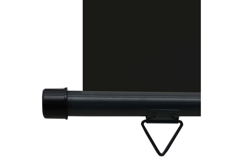 Parvekkeen sivumarkiisi 80x250 cm musta - Musta - Puutarhakalusteet - Aurinkosuoja - Markiisi