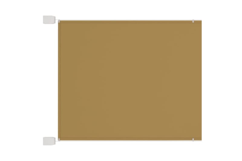 Pystymarkiisi beige 140x270 cm Oxford kangas - Beige - Puutarhakalusteet - Aurinkosuoja - Markiisi