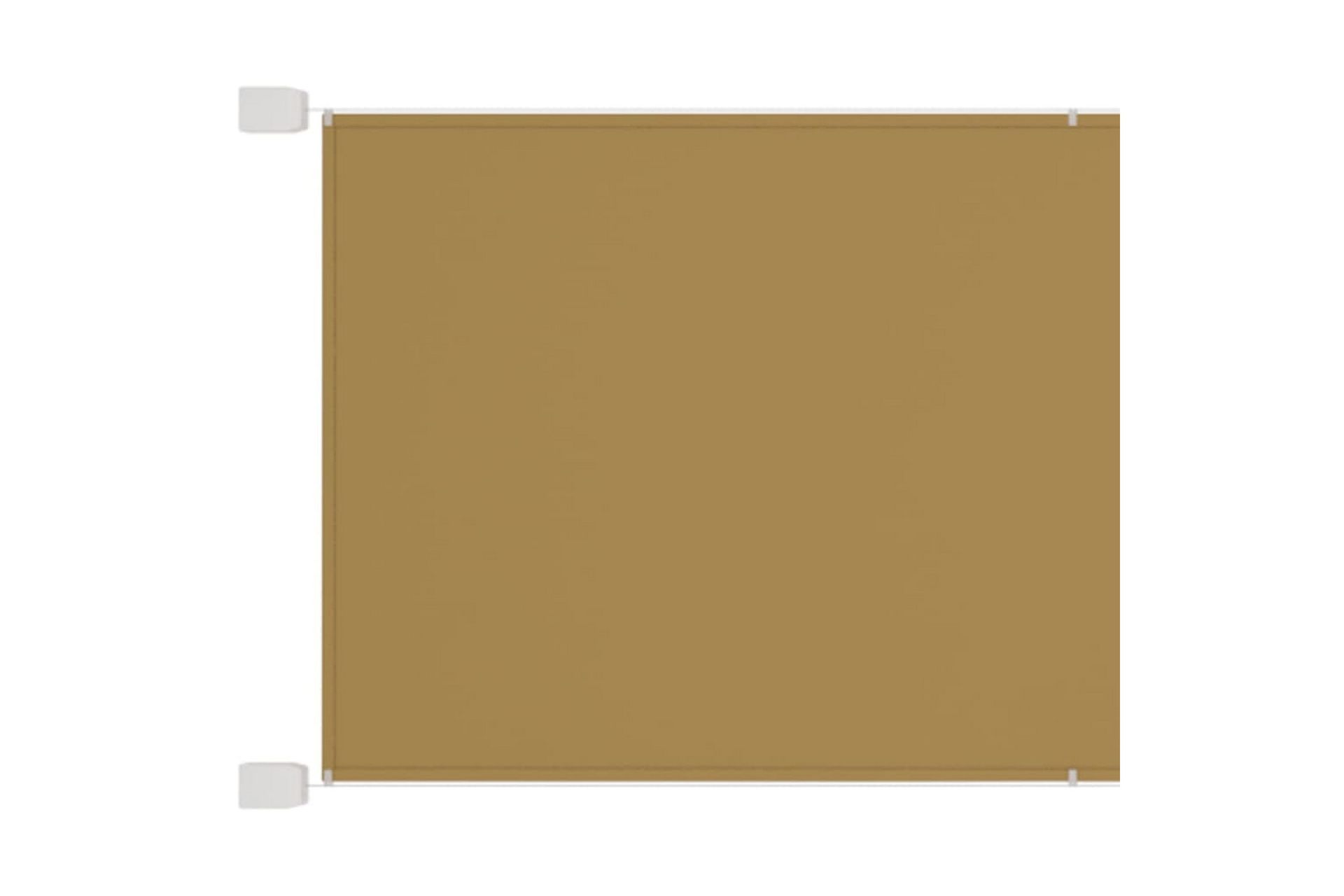 Pystymarkiisi beige 60x270 cm Oxford kangas - Beige - Puutarhakalusteet - Aurinkosuoja - Markiisi