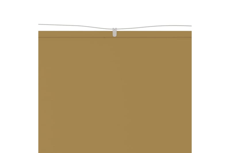 Pystymarkiisi beige 60x420 cm Oxford kangas - Beige - Puutarhakalusteet - Aurinkosuoja - Markiisi