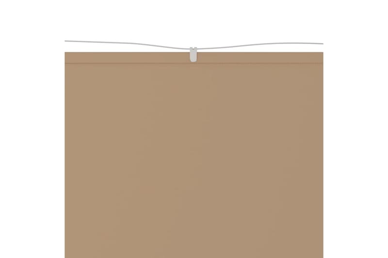 Pystymarkiisi harmaanruskea 100x360 cm Oxford kangas - Taupe - Puutarhakalusteet - Aurinkosuoja - Markiisi