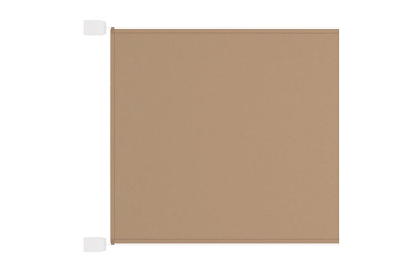 Pystymarkiisi harmaanruskea 60x800 cm Oxford kangas - Taupe - Puutarhakalusteet - Aurinkosuoja - Markiisi