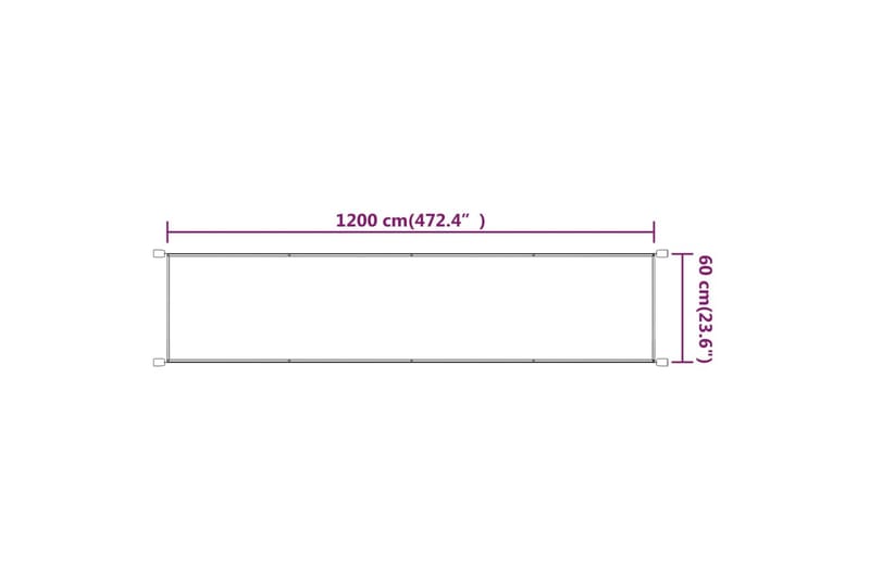 Pystymarkiisi sininen 60x1200 cm Oxford kangas - Sininen - Markiisi
 - Ikkunamarkiisi - Ikkunatarvikkeet