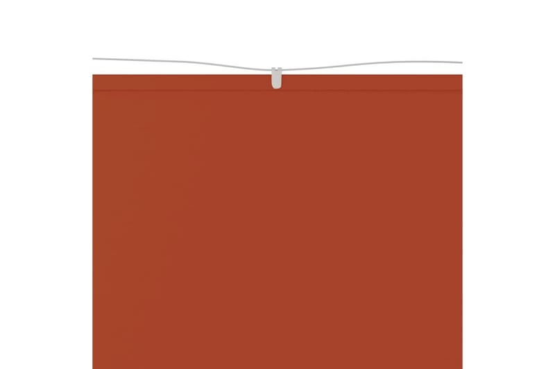 Pystymarkiisi terrakotta 60x360 cm Oxford kangas - Punainen - Puutarhakalusteet - Aurinkosuoja - Markiisi