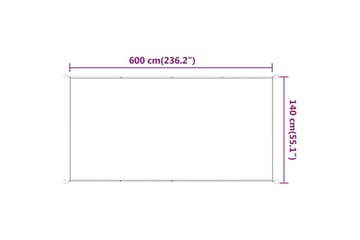 Pystymarkiisi vaaleanvihreä 140x600 cm Oxford kangas - Vihreä - Puutarhakalusteet - Aurinkosuoja - Markiisi