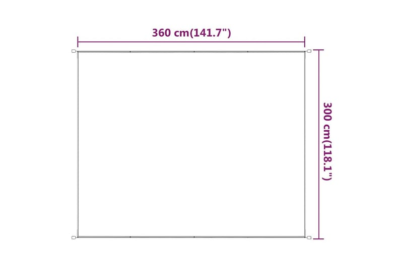 Pystymarkiisi vaaleanvihreä 300x360 cm Oxford kangas - Vihreä - Puutarhakalusteet - Aurinkosuoja - Markiisi