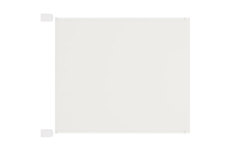Pystymarkiisi valkoinen 140x360 cm Oxford kangas - Valkoinen - Puutarhakalusteet - Aurinkosuoja - Markiisi