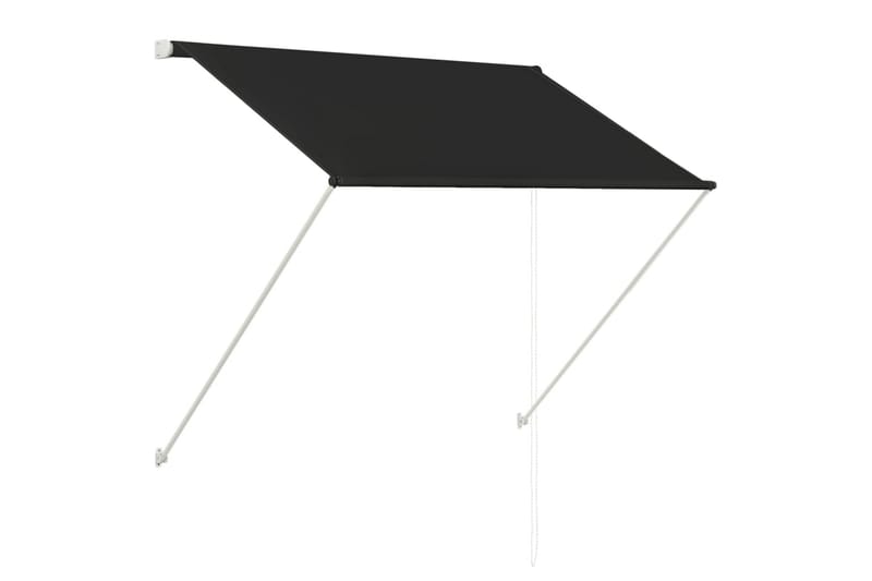 Sisäänkelattava markiisi 100x150 cm antrasiitti - Harmaa - Puutarhakalusteet - Aurinkosuoja - Markiisi