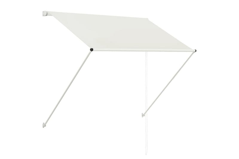 Sisäänkelattava markiisi 100x150 cm kerma - Kerma - Puutarhakalusteet - Aurinkosuoja - Markiisi