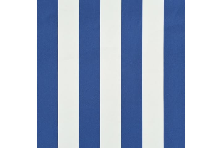 Sisäänkelattava markiisi 100x150 cm sininen ja valkoinen - Sininen - Markiisi
 - Ikkunamarkiisi - Ikkunatarvikkeet