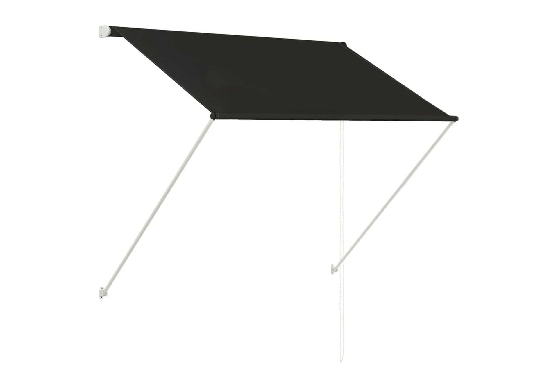Sisäänkelattava markiisi 150x150 cm antrasiitti - Harmaa - Puutarhakalusteet - Aurinkosuoja - Markiisi