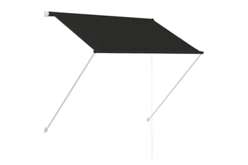 Sisäänkelattava markiisi 150x150 cm antrasiitti - Harmaa - Puutarhakalusteet - Aurinkosuoja - Markiisi