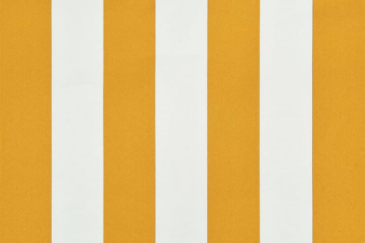 Sisäänkelattava markiisi 150x150 cm keltainen ja valkoinen - Monivärinen - Markiisi
 - Ikkunamarkiisi - Ikkunatarvikkeet