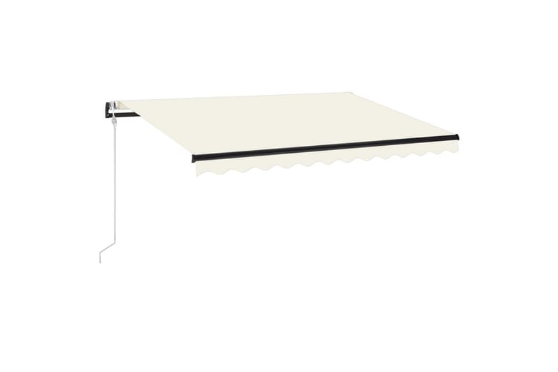Sisäänkelattava markiisi LED ja tuulisensori 350x250cm kerma - Puutarhakalusteet - Aurinkosuoja - Markiisi
 - Terassimarkiisi