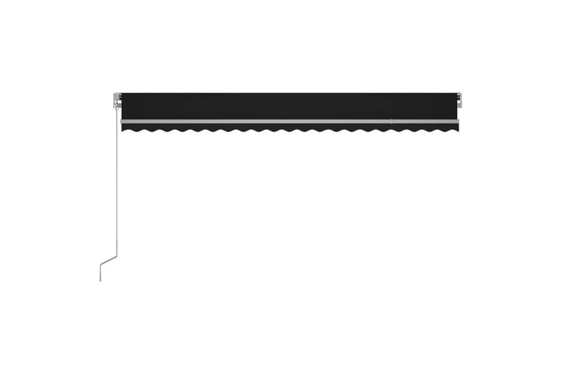 Sisäänkelattava markiisi LED-valo 500x350 cm antrasiitti - Puutarhakalusteet - Aurinkosuoja - Markiisi
 - Terassimarkiisi