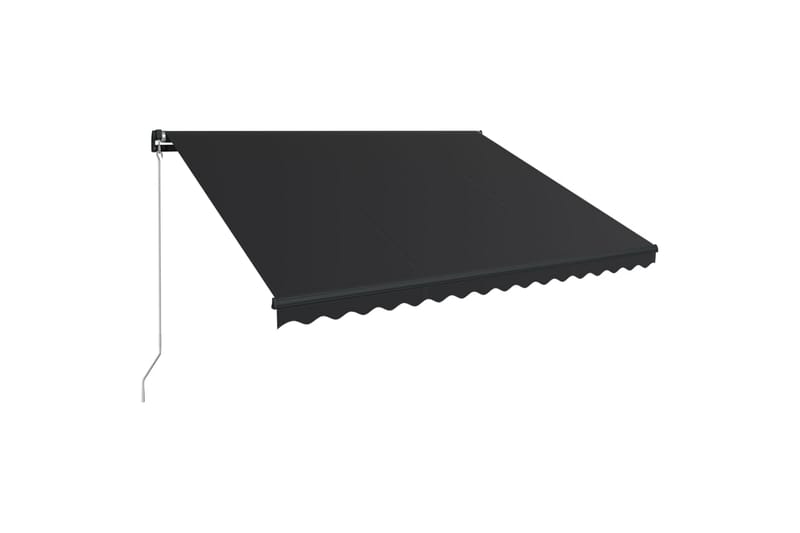 Sisäänkelattava markiisi LED-valoilla 450x300 cm antrasiitti - Harmaa - Puutarhakalusteet - Aurinkosuoja - Markiisi
 - Terassimarkiisi