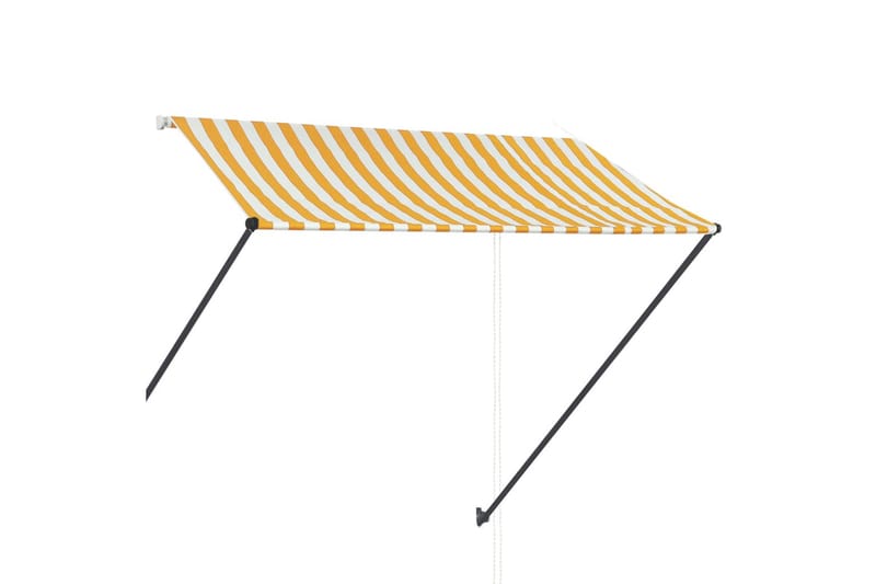 Sisäänkelattava markiisi LEDillä 300x150 cm - Keltainen - Puutarhakalusteet - Aurinkosuoja - Markiisi
 - Terassimarkiisi