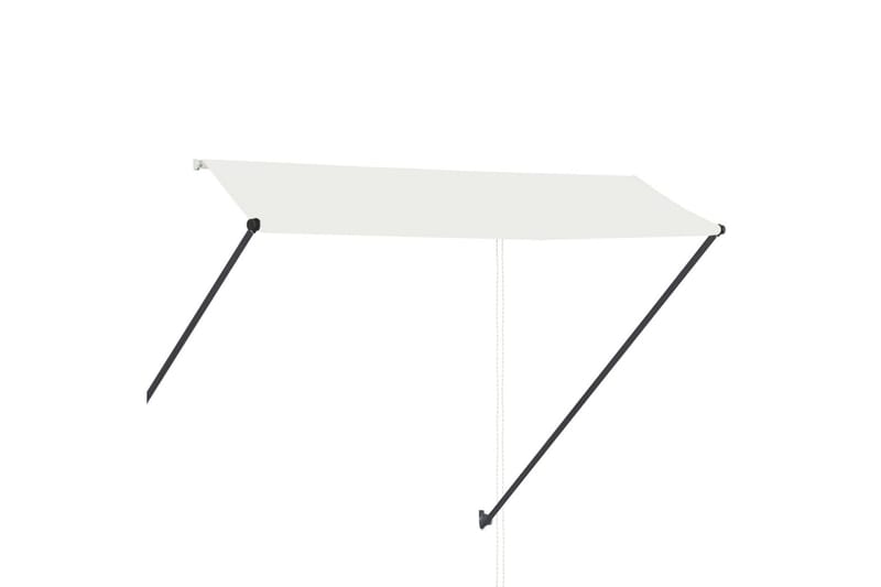Sisäänkelattava markiisi LEDillä 300x150 cm kerma - Kerma - Puutarhakalusteet - Aurinkosuoja - Markiisi
 - Terassimarkiisi