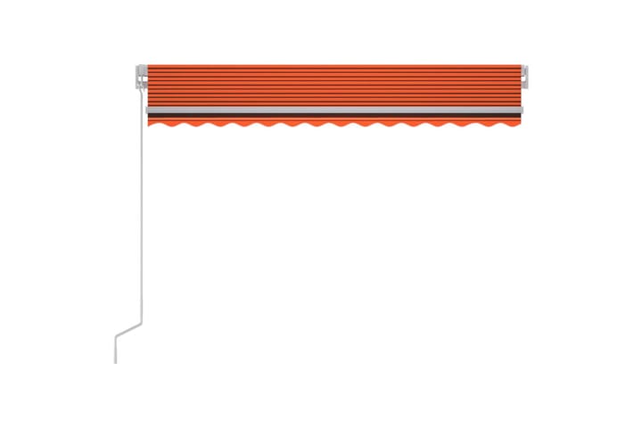Sisäänkelattava markiisi LEDillä 300x250 cm oranssiruskea - Terassimarkiisi - Markiisi
 - Parvekemarkiisi - Ikkunatarvikkeet