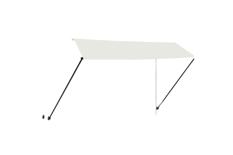 Sisäänkelattava markiisi LEDillä 350x150 cm kerma - Kerma - Puutarhakalusteet - Aurinkosuoja - Markiisi
 - Terassimarkiisi