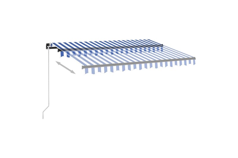 Sisäänkelattava markiisi LEDillä 350x250cm - Puutarhakalusteet - Aurinkosuoja - Markiisi
 - Terassimarkiisi