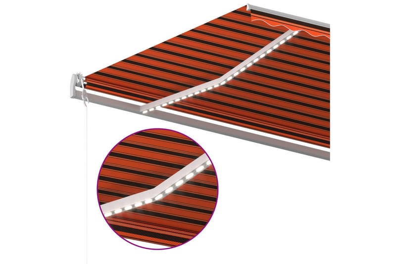 Sisäänkelattava markiisi LED/tuulisens. 600x300cm - Puutarhakalusteet - Aurinkosuoja - Markiisi
 - Terassimarkiisi