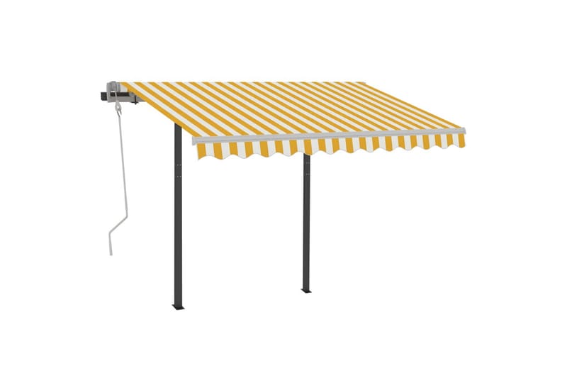 Sisäänkelattava markiisi LED/tuulisensori 3,5x2,5 m - Puutarhakalusteet - Aurinkosuoja - Markiisi
 - Terassimarkiisi