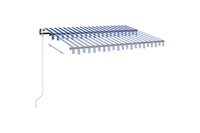 Sisäänkelattava markiisi LED/tuulisensori 300x250 cm - Puutarhakalusteet - Aurinkosuoja - Markiisi
 - Terassimarkiisi