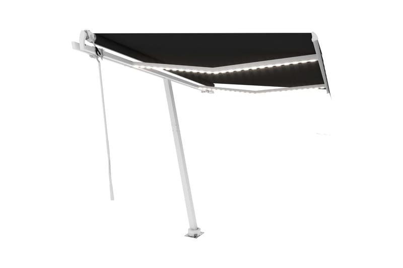 Sisäänkelattava markiisi LED/tuulisensori 300x250cm - Antrasiitti - Puutarhakalusteet - Aurinkosuoja - Markiisi
 - Terassimarkiisi