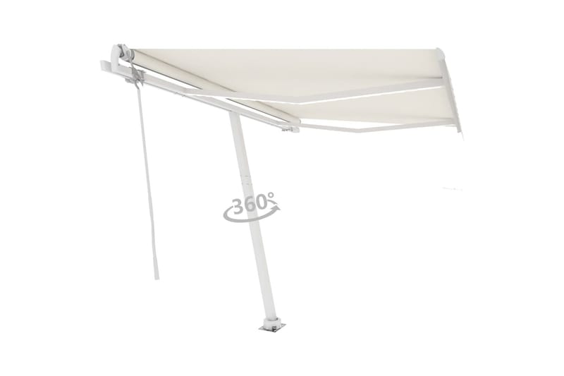 Sisäänkelattava markiisi LED/tuulisensori 300x250cm kerma - Kerma - Puutarhakalusteet - Aurinkosuoja - Markiisi
 - Terassimarkiisi