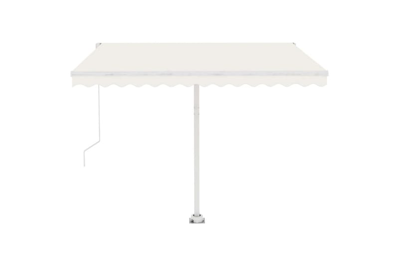 Sisäänkelattava markiisi LED/tuulisensori 300x250cm kerma - Kerma - Puutarhakalusteet - Aurinkosuoja - Markiisi
 - Terassimarkiisi