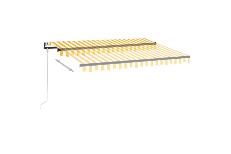 Sisäänkelattava markiisi LED/tuulisensori 350x250cm - Puutarhakalusteet - Aurinkosuoja - Markiisi
 - Terassimarkiisi