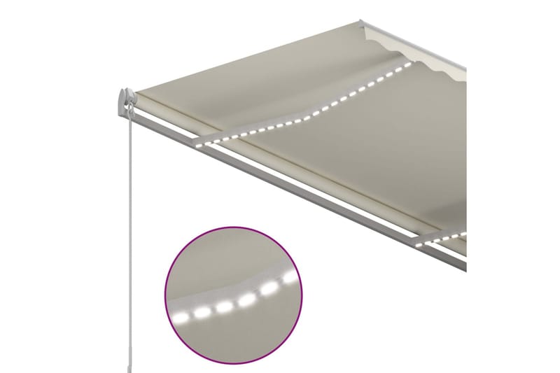 Sisäänkelattava markiisi LED/tuulisensori 3x2,5 m kerma - Puutarhakalusteet - Aurinkosuoja - Markiisi
 - Terassimarkiisi