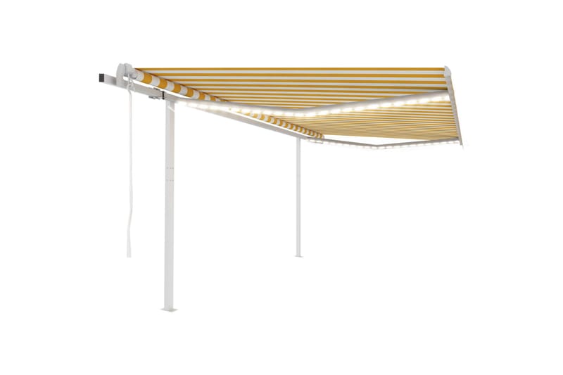 Sisäänkelattava markiisi LED/tuulisensori 4,5x3,5 m - Puutarhakalusteet - Aurinkosuoja - Markiisi
 - Terassimarkiisi