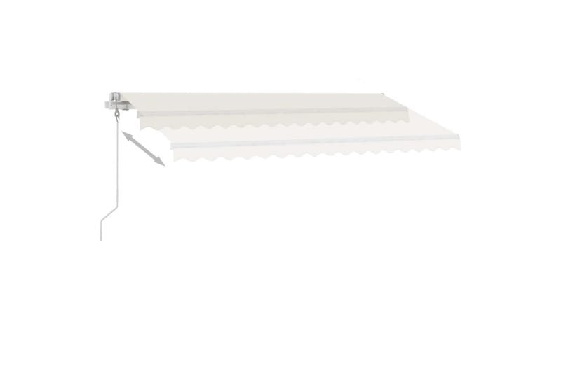 Sisäänkelattava markiisi LED/tuulisensori 400x300cm kerma - Kerma - Terassimarkiisi - Markiisi
 - Parvekemarkiisi - Ikkunatarvikkeet