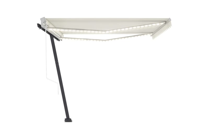 Sisäänkelattava markiisi LED/tuulisensori 400x300cm kerma - Kerma - Puutarhakalusteet - Aurinkosuoja - Markiisi
 - Terassimarkiisi