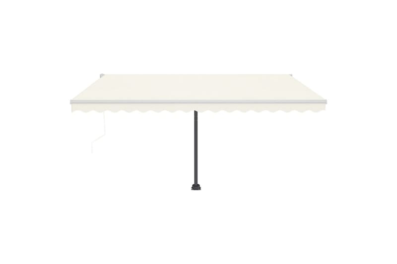 Sisäänkelattava markiisi LED/tuulisensori 400x300cm kerma - Kerma - Puutarhakalusteet - Aurinkosuoja - Markiisi
 - Terassimarkiisi