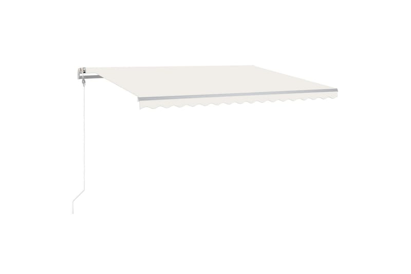 Sisäänkelattava markiisi LED/tuulisensori 400x300cm kerma - Puutarhakalusteet - Aurinkosuoja - Markiisi
 - Terassimarkiisi
