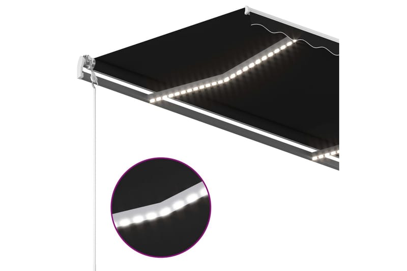 Sisäänkelattava markiisi LED/tuulisensori 400x300cm - Puutarhakalusteet - Aurinkosuoja - Markiisi
 - Terassimarkiisi