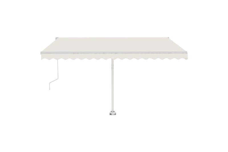 Sisäänkelattava markiisi LED/tuulisensori 400x350 cm kerma - Kerma - Puutarhakalusteet - Aurinkosuoja - Markiisi
 - Terassimarkiisi